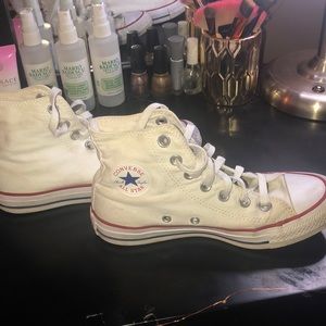 White High-Top Converse All Star